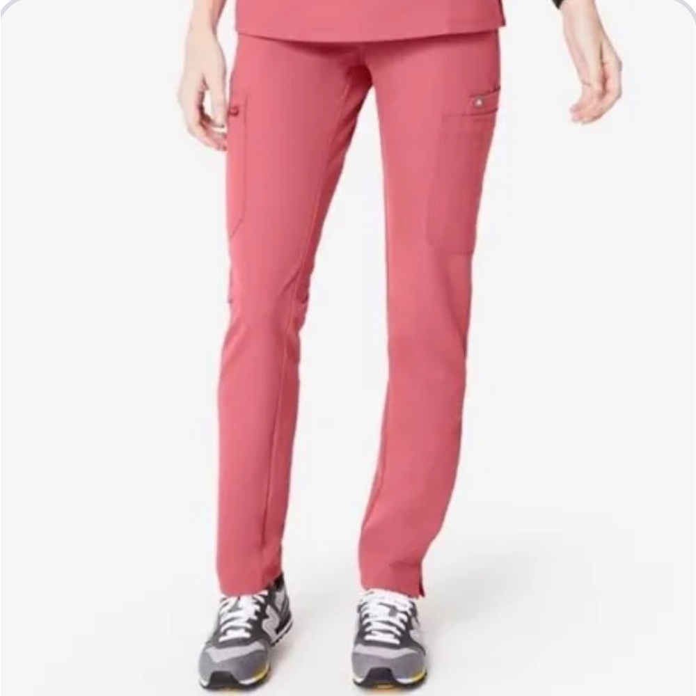 Figs Original High waisted Yola Skinny Pant - Rose Quartz